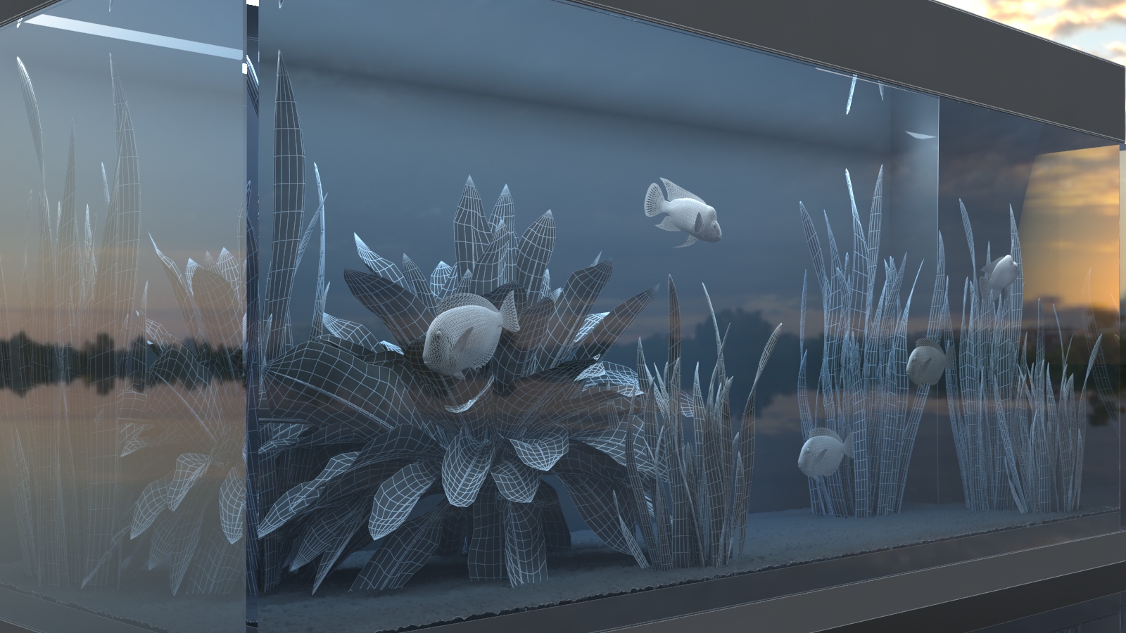 Rio 180 Aquarium Rio 180 Aquarium in 3d max vray 3.0 Bild