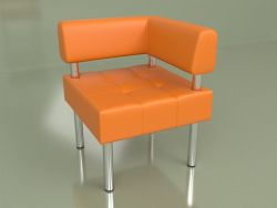 Eckteil Business (Orange Leder)