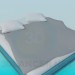 3d model Double bed - preview