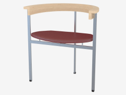 Stuhl mit Ledersitz PK11